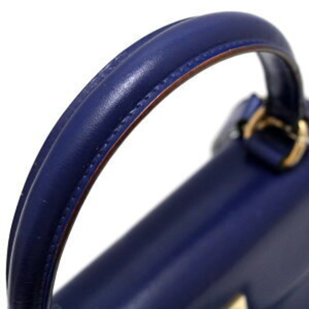 Celine Gancini Bag Blue Leather - Picture 3 of 6